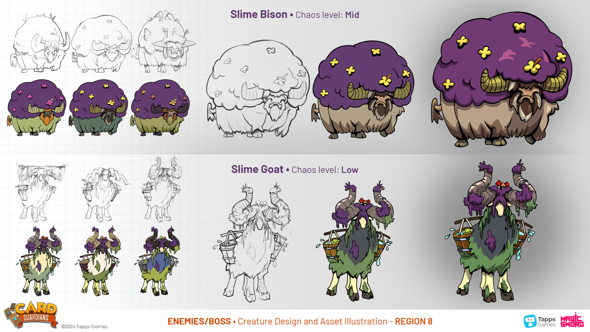 Enemy concept art for Card Guardians by Magic Sword Studio for Tapps Games (9 of 19)
